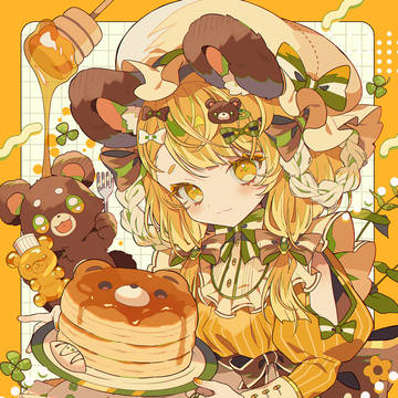 original, girl, pancake / Honey Yellow🍯💛