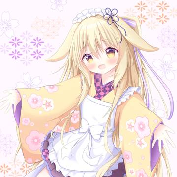 Japanese-style maid, bunny ears / 百々瀬みつき / September 20th, 2024
