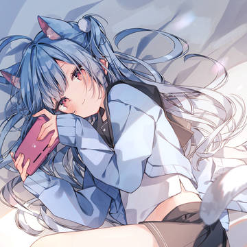 girl, original, cat ears / 一緒に遊ぼうよ