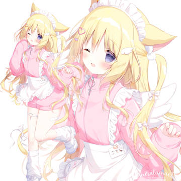 animal ears, original, C105 / ジャージメイドころねちゃん ໒꒱· ﾟ⟡.·