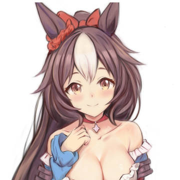 Uma Musume Pretty Derby, Yamanin Zephyr (Uma Musume), ponytail / ぽにてゼファーさん描いた。
