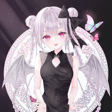 cheongsam, China dress, dango / チーパオ悪魔🖤🎀