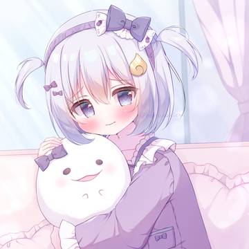 girl, moe, virtual YouTuber / 「怖くないもん…っ👻🍆」