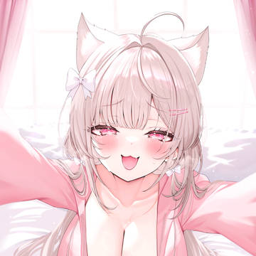 cat ears, virtual YouTuber, Skeb / ぎゅーしよ？‎🤍