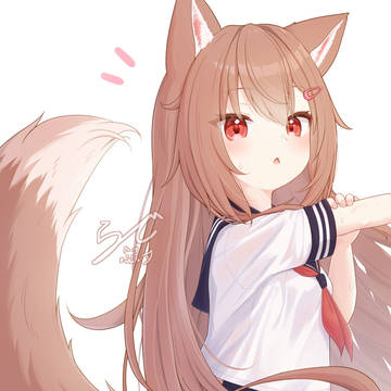 original, animal ears, girl / 🐺
