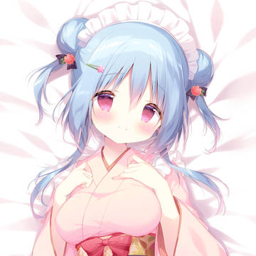 original, girl, blushing / ももかちゃん