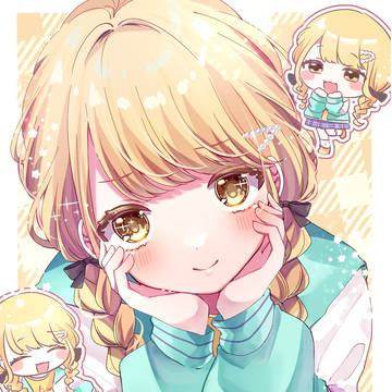 Gakuen IDOLM@STER, Kotone Fujita, blonde / ことね！（昔描いたの）