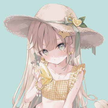 girl, swimsuit, original / レモネード🍋