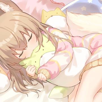 Skeb, beast ears, pajamas / Skebリクエスト　その３４