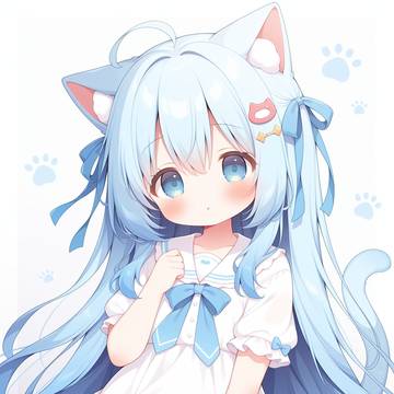 bewitching thighs, beast ears, cute / 无题
