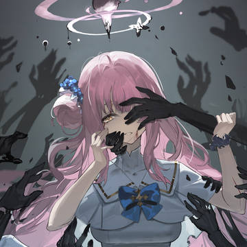 BlueArchive, Mika Misono, pink hair / 无题