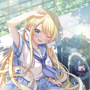 original, work illustration, sailor uniform / キミも入ろうよっ！