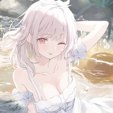 creation, high school girl, kouhai / 『いてて…すべっちゃった♪』