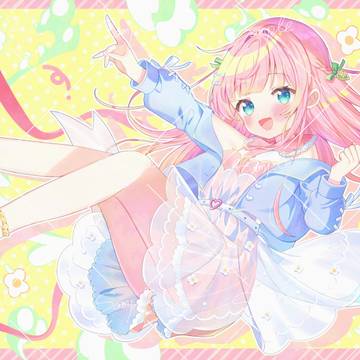 work illustration, Virtual YouTuber 500+ bookmarks / 【お仕事】あまねももさん ワンマンライブメインビジュアル / August 29th, 2025