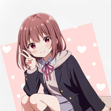 uniform, high school girl, high school girl / 制服×パーカー