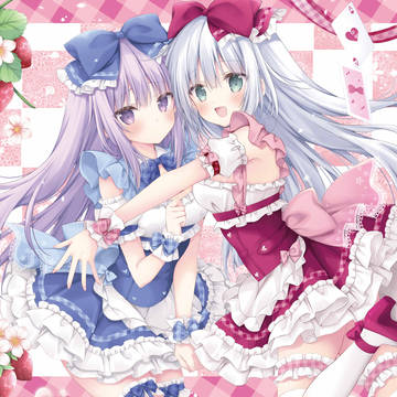 girl, original, kneesocks / あいり＆りせ