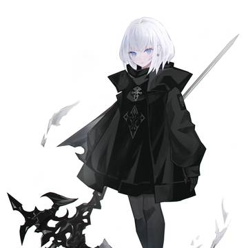 original, fantasy, white hair / reaper