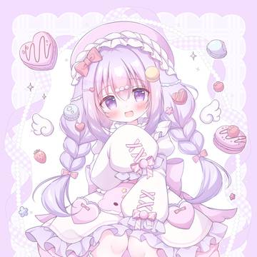 thighs, macaron, frills / まかろんしあちゃん💜