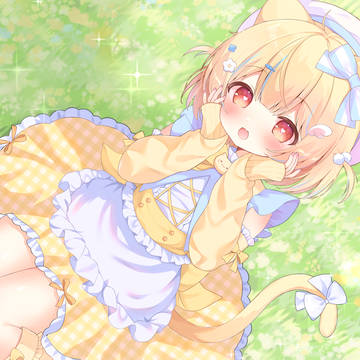 original character, loli, blonde / 💛