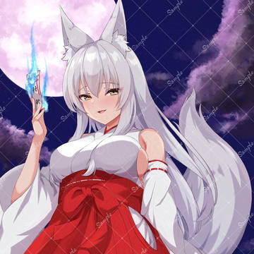 animal ears, animal ears, fox ears / 解かれた封印と解き放たれた妖しきモノ　スイレンさまとアカイツキ