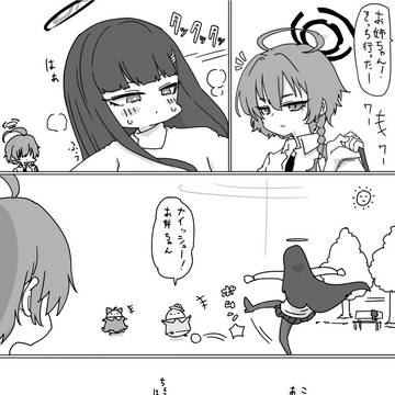 Blue Archive, Mikan Neru, Rio Tsukatsuki / 最近描いた絵とか